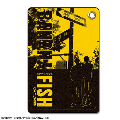 『BANANA FISH』レザーパスケース デザイン02(アッシュ&英二)【202509再販】